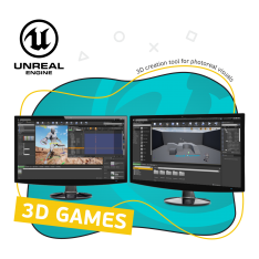 Unreal Engine 4. Игровой движок - КИБЕРшкола программирования для детей, компьютерные курсы для школьников, начинающих и подростков - KIBERone г. Дзержинский