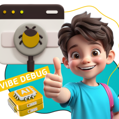 Тестирование & Vibe Debug. Охотники за багами - КИБЕРшкола программирования для детей, компьютерные курсы для школьников, начинающих и подростков - KIBERone г. Дзержинский