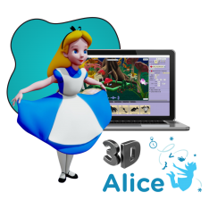 Alice 3d - КИБЕРшкола программирования для детей, компьютерные курсы для школьников, начинающих и подростков - KIBERone г. Дзержинский