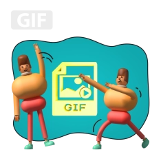 Gif-анимация - КИБЕРшкола программирования для детей, компьютерные курсы для школьников, начинающих и подростков - KIBERone г. Дзержинский