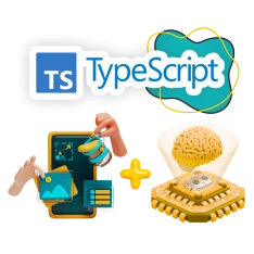 TypeScript + AI: создаём умные веб-приложения - КИБЕРшкола программирования для детей, компьютерные курсы для школьников, начинающих и подростков - KIBERone г. Дзержинский