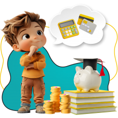 Финансовый интеллект вместе KIBERone - КИБЕРшкола программирования для детей, компьютерные курсы для школьников, начинающих и подростков - KIBERone г. Дзержинский