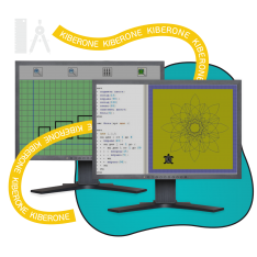 Исполнители чертежник и черепашка - КИБЕРшкола программирования для детей, компьютерные курсы для школьников, начинающих и подростков - KIBERone г. Дзержинский