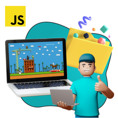 Программирование на JavaScript. Учимся создавать игры! - КИБЕРшкола программирования для детей, компьютерные курсы для школьников, начинающих и подростков - KIBERone г. Дзержинский