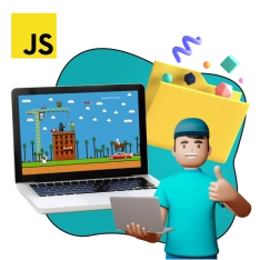 JavaScript + AI. Проектное обучение + геймификация + AI-помощники - КИБЕРшкола программирования для детей, компьютерные курсы для школьников, начинающих и подростков - KIBERone г. Дзержинский