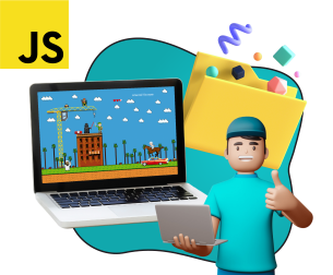 Программирование на JavaScript. Учимся создавать игры! - КИБЕРшкола программирования для детей, компьютерные курсы для школьников, начинающих и подростков - KIBERone г. Дзержинский